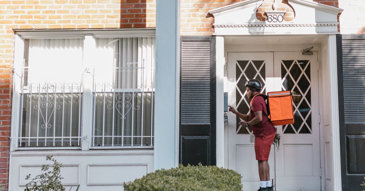 locksmith unlocking front door — Bellmore Locksmiths